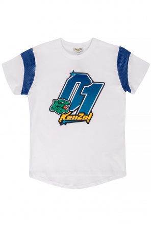 T-shirt with a logo print, zdjęcie 1 T-shirt with a logo print od Kenzo Kids